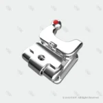 Set bracketi metalici autoligaturanti INTELIGATE M 5x5 - US Ortho
